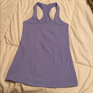 Blue lululemon tank top